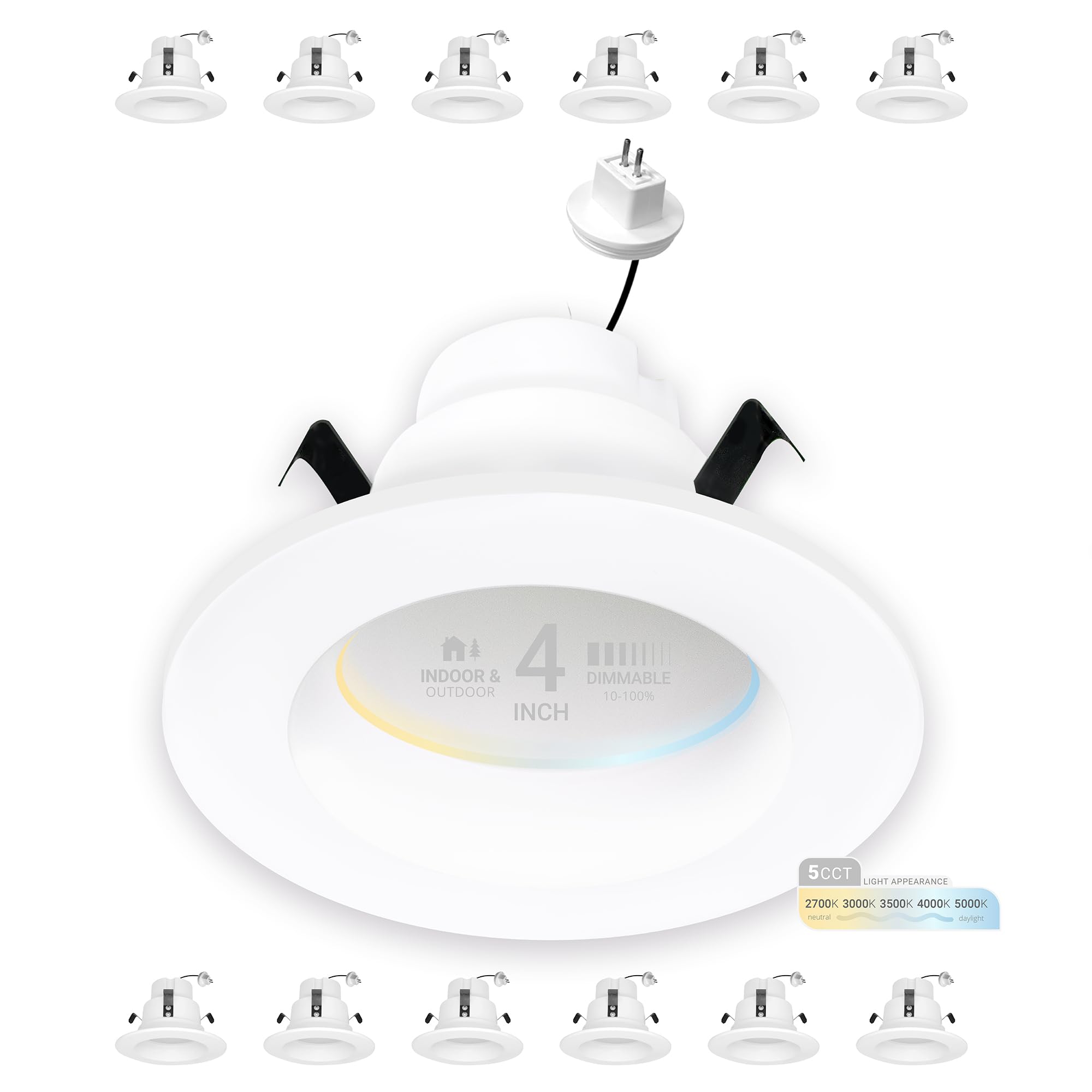 NUWATT 4-inch MR16 recessed light provides diffused, flicker-free illumination for kitchens and living spaces.