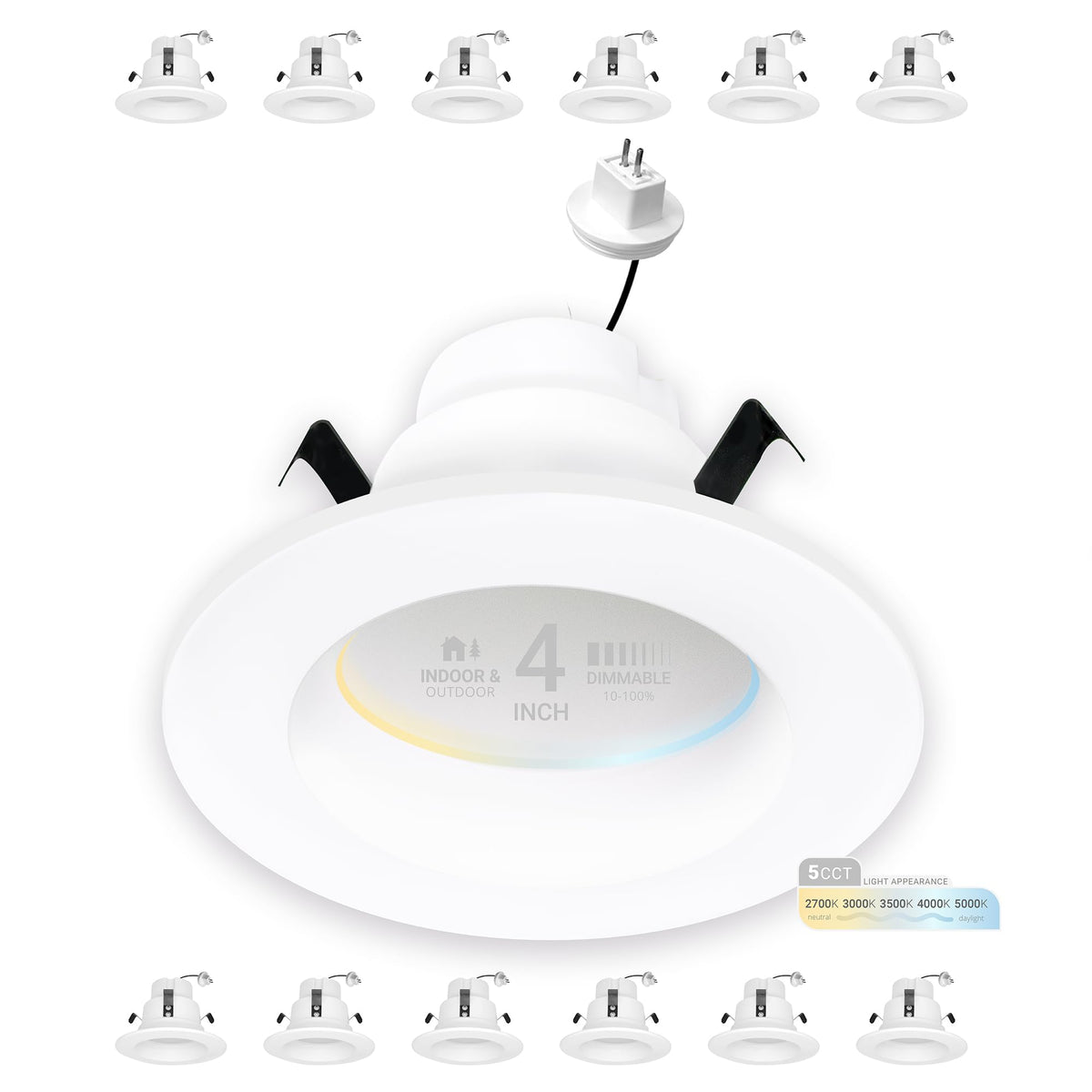 NUWATT 4-inch MR16 recessed light provides diffused, flicker-free illumination for kitchens and living spaces.