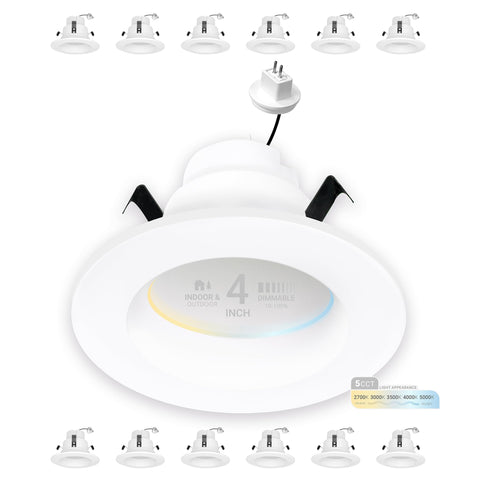 NUWATT 4-inch MR16 recessed light provides diffused, flicker-free illumination for kitchens and living spaces.