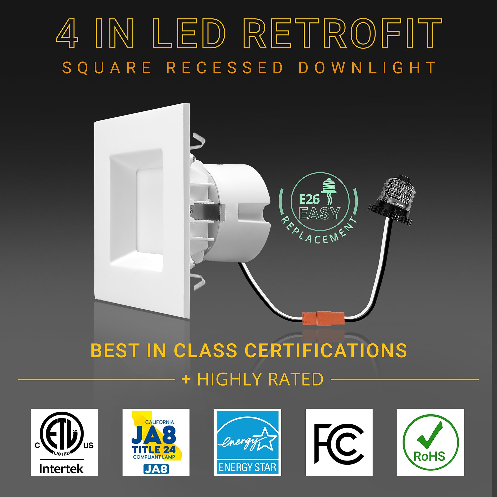 NUWATT 5CCT selectable color temperature enables mood and task lighting.