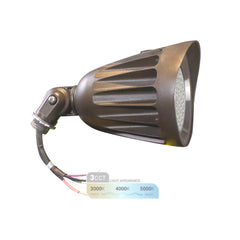 NuWatt bronze bullet spotlight outdoor bright landscape illumination