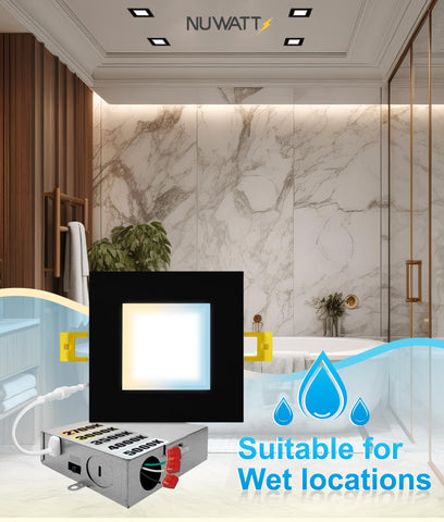 NUWATT canless installation simplifies retrofit and new constructions.