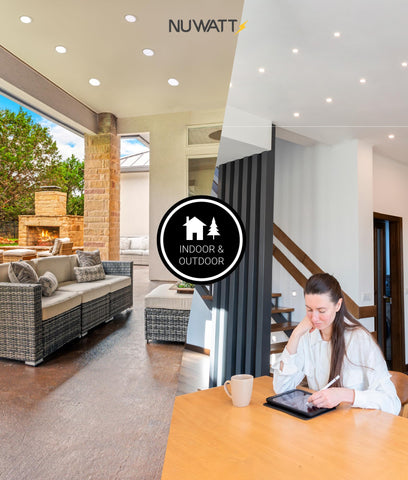 NUWATT versatile 4-inch kit for basements, garages, and laundry rooms.