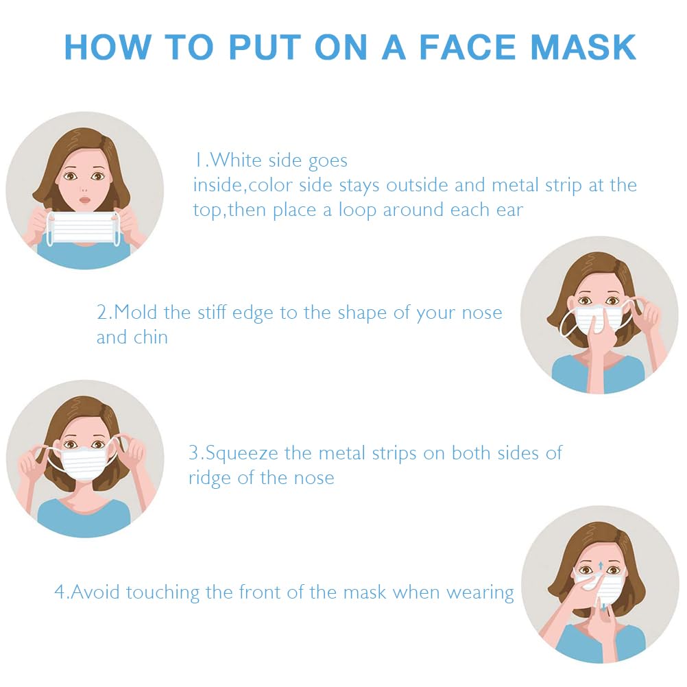 NVGSN colorful mask on face shows stylish option with comfortable fit.