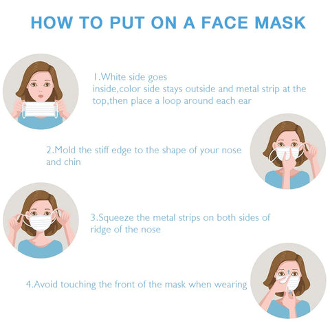 NVGSN colorful mask on face shows stylish option with comfortable fit.