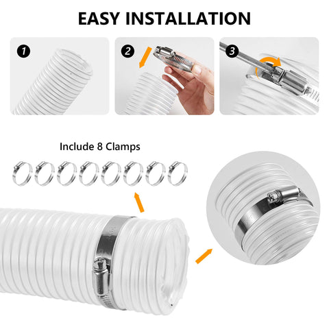 Nvifco vacuum-compatible hose fits most vacuum systems