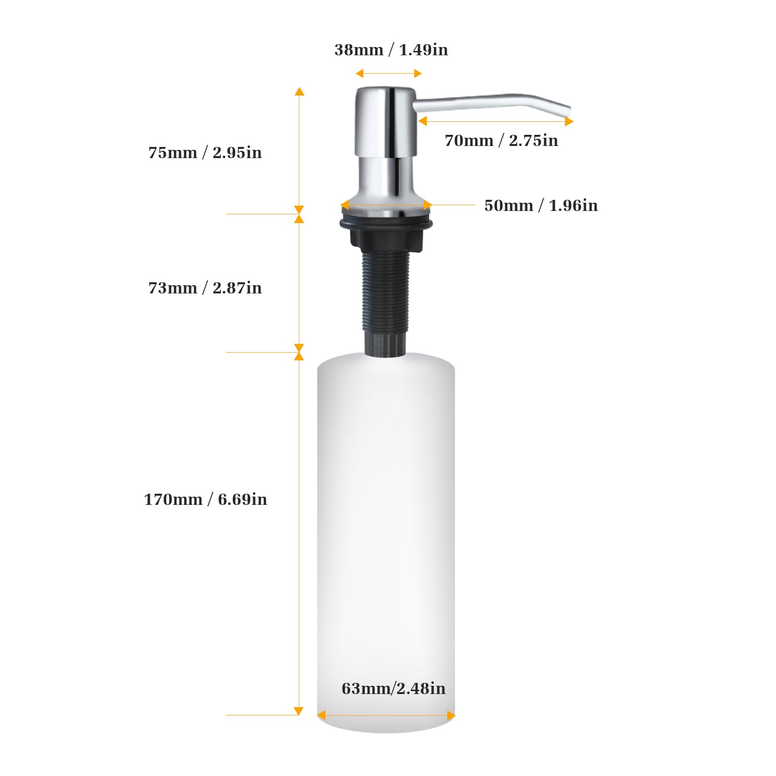 NVMTUUO soap dispenser designed for damp environments with moisture resistance