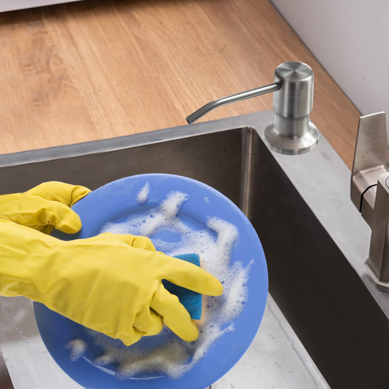 NVMTUUO stainless steel shell resists damp kitchen environments