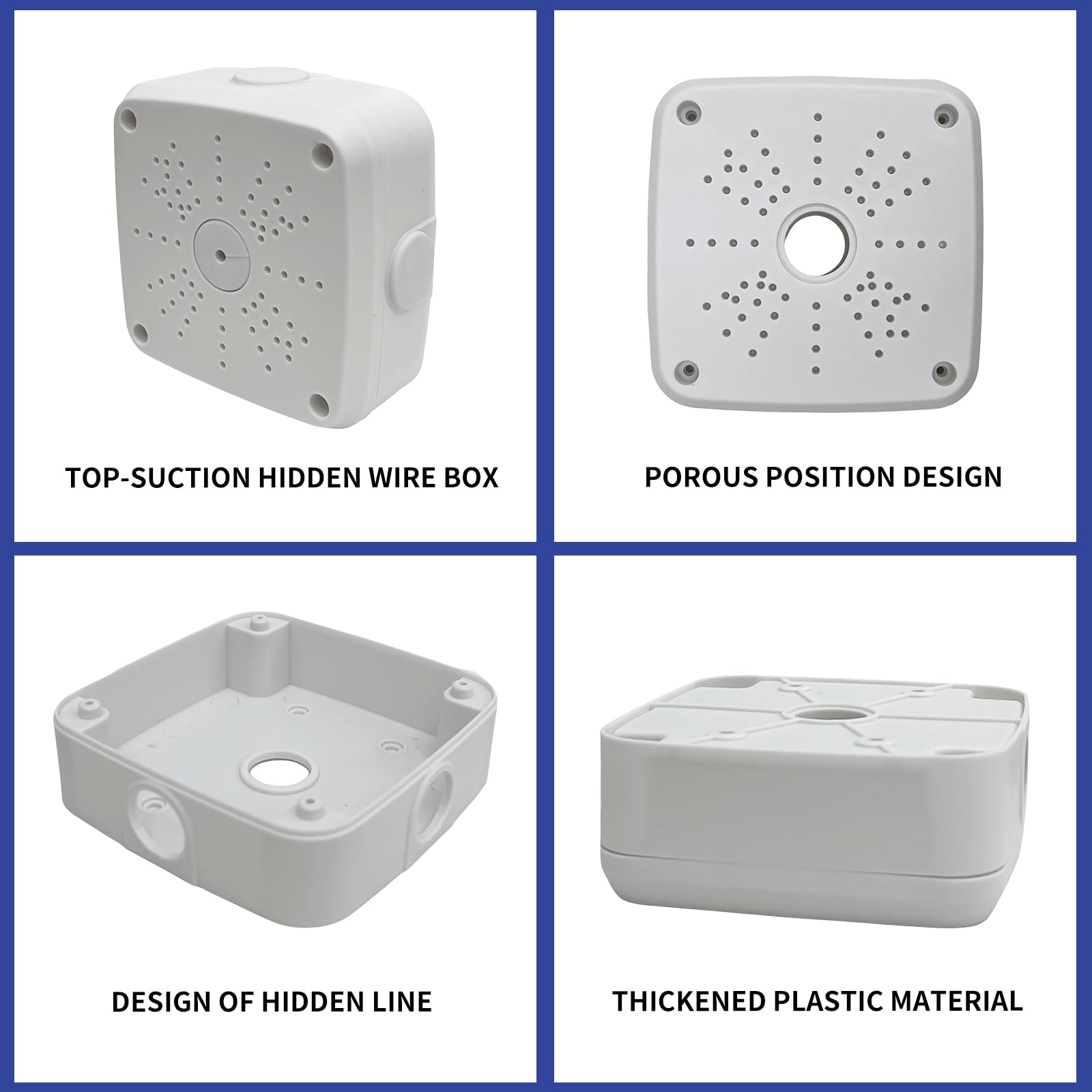 NVRTTRR 115x115x50mm pack3 enclosure suitable for compact projects.