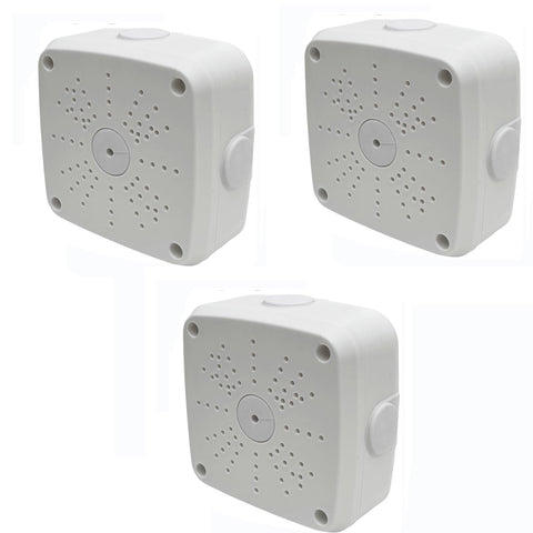 NVRTTRR plastic junction box rainproof outdoor enclosure protects wiring connections.