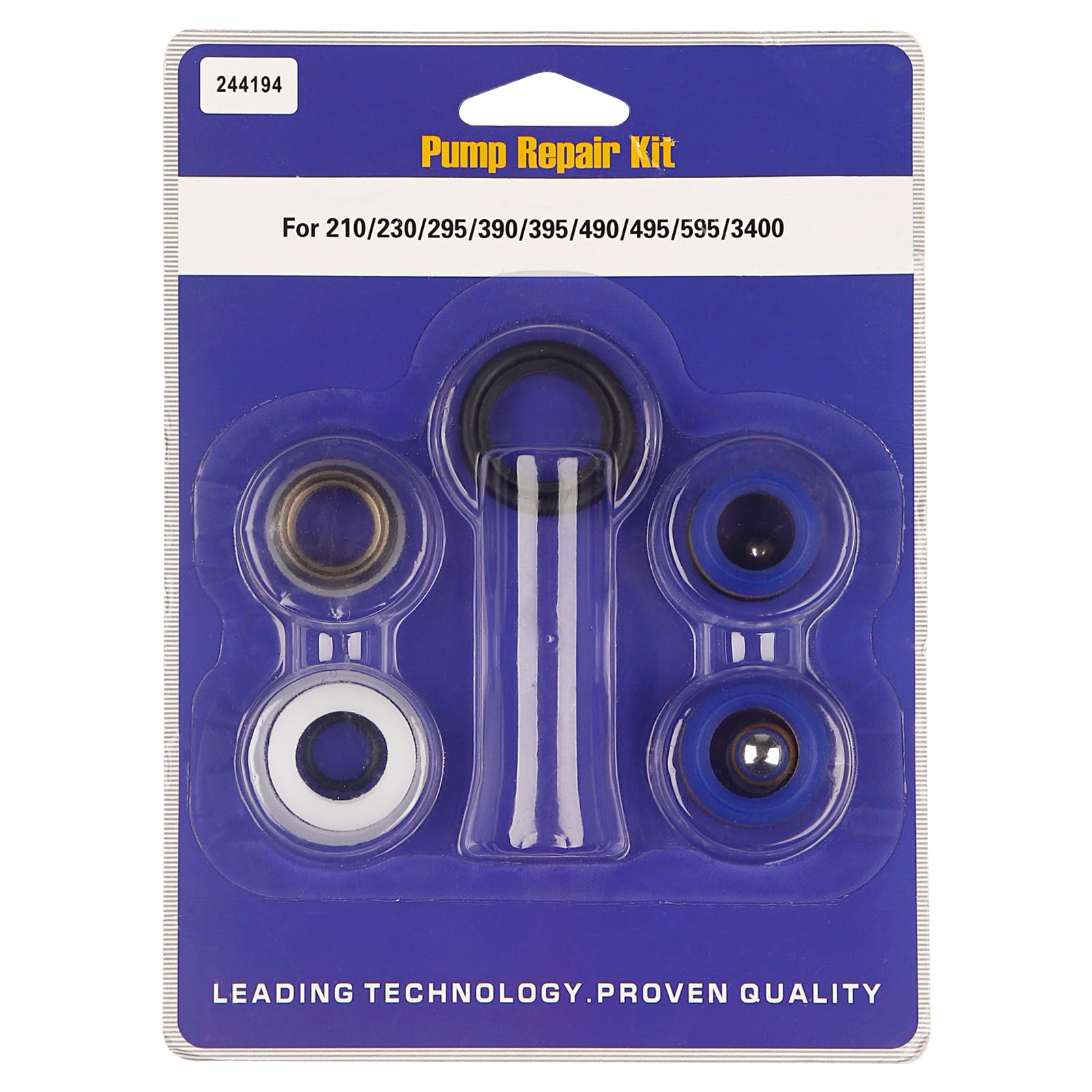 NWUCZW 244194 pump repair kit for Graco sprayers—easy maintenance and reliable seals.