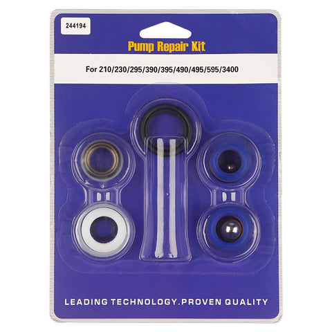 NWUCZW 244194 pump repair kit for Graco sprayers—easy maintenance and reliable seals.