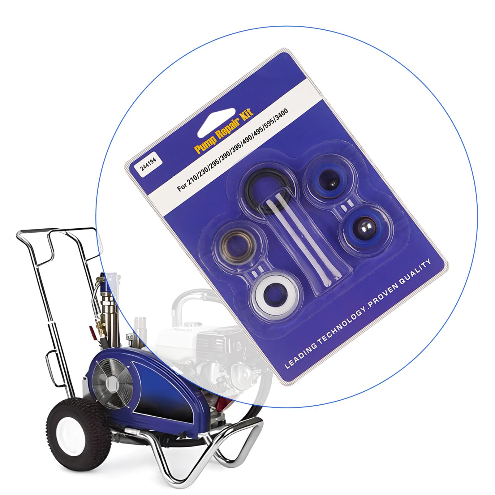 NWUCZW seals and parts for Graco Ultra/LineLazer—durable rebuild and extended service.