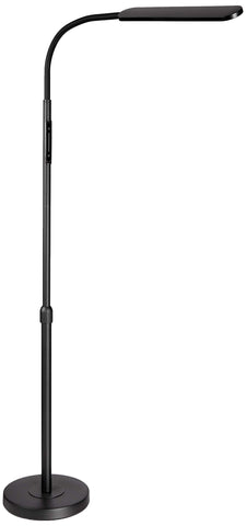 NXONE LED Floor Lamp gooseneck allows precise light direction for tasks or reading.