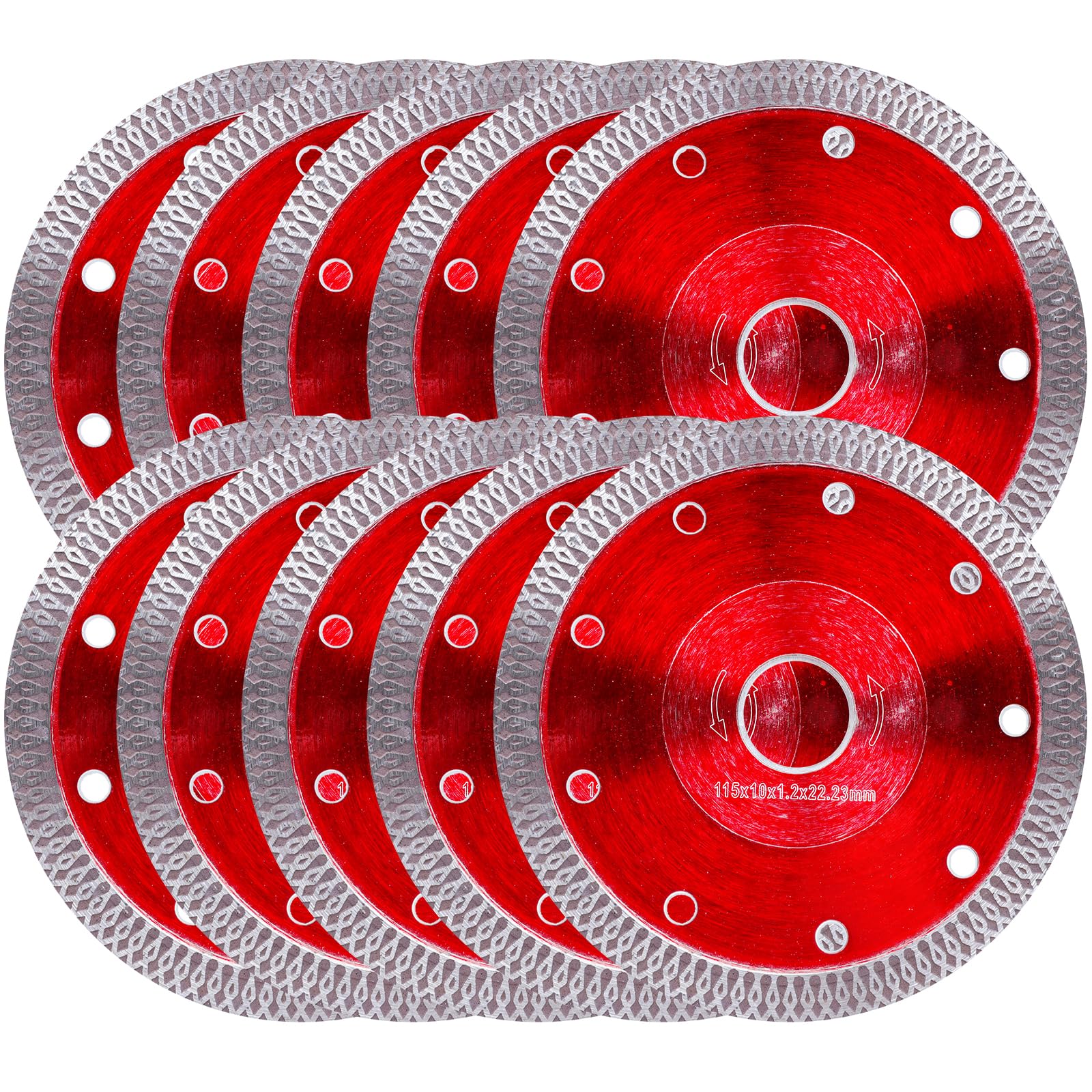 NXPPYY 4-1/2 inch diamond saw blade for clean porcelain cuts