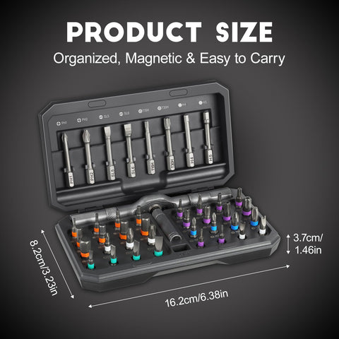 NXPPYY Color-coded bit rings speed up identifying bits for efficiency.