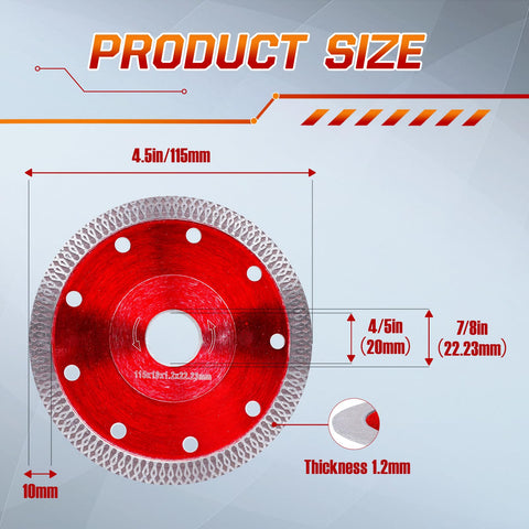 NXPPYY X-teeth turbo mesh rim delivers fast smooth tile cutting