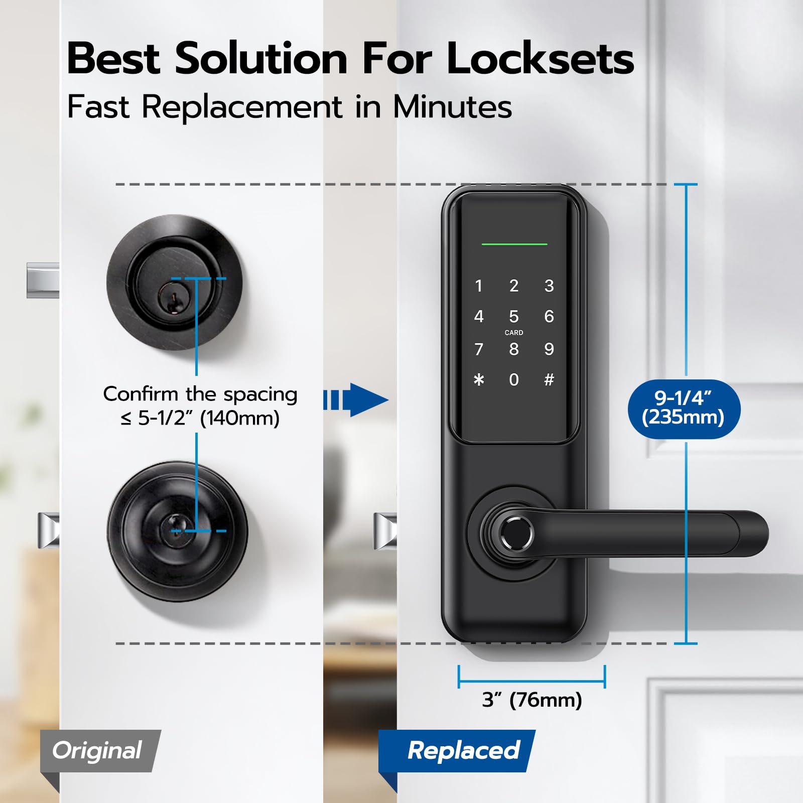 Nyboer 7-in-1 keyless entry offers multiple access options for families.