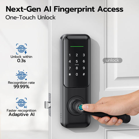 Nyboer front door compatibility supports single-hole and double-hole installs.