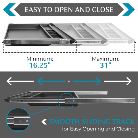 NYCCO Matte Black finish keeps the workspace sleek and clean.