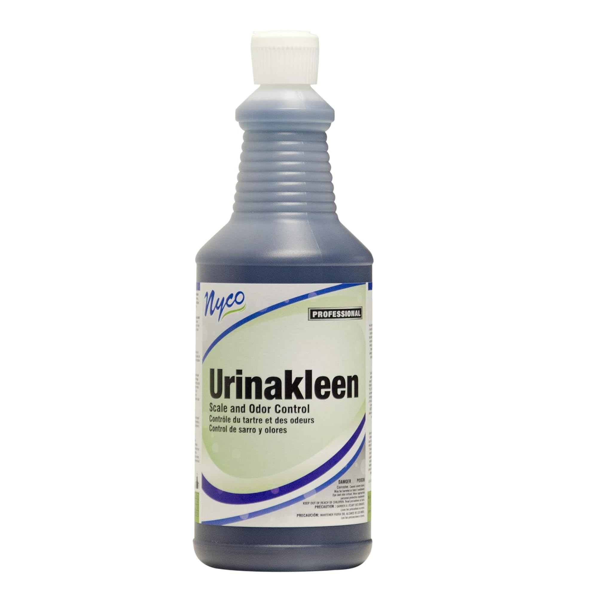 Nyco Urinakleen bottle front showing a powerful urinal cleaner for odor control