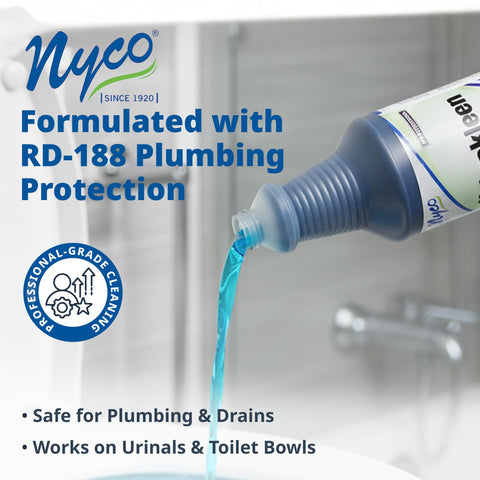 Nyco Urinakleen promotes free-flowing urinals after treatment