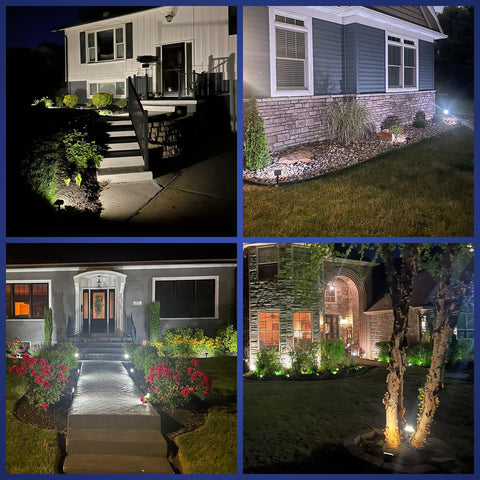 NYMPHY night-view demonstrates long-lasting performance across a dark outdoor scene.