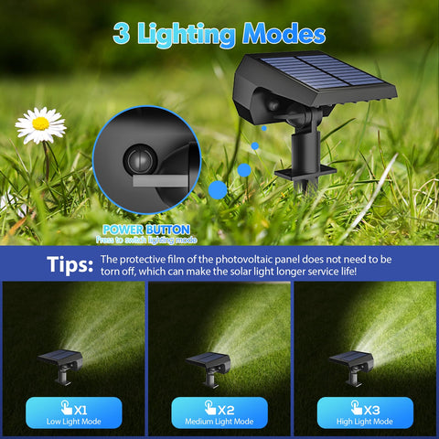 NYMPHY stake-in-ground solar lights brighten lawn paths and decked patios.