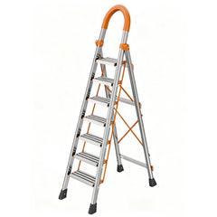 NYtoll 7-Step Folding Ladder offers compact access for attic storage and light DIY tasks.
