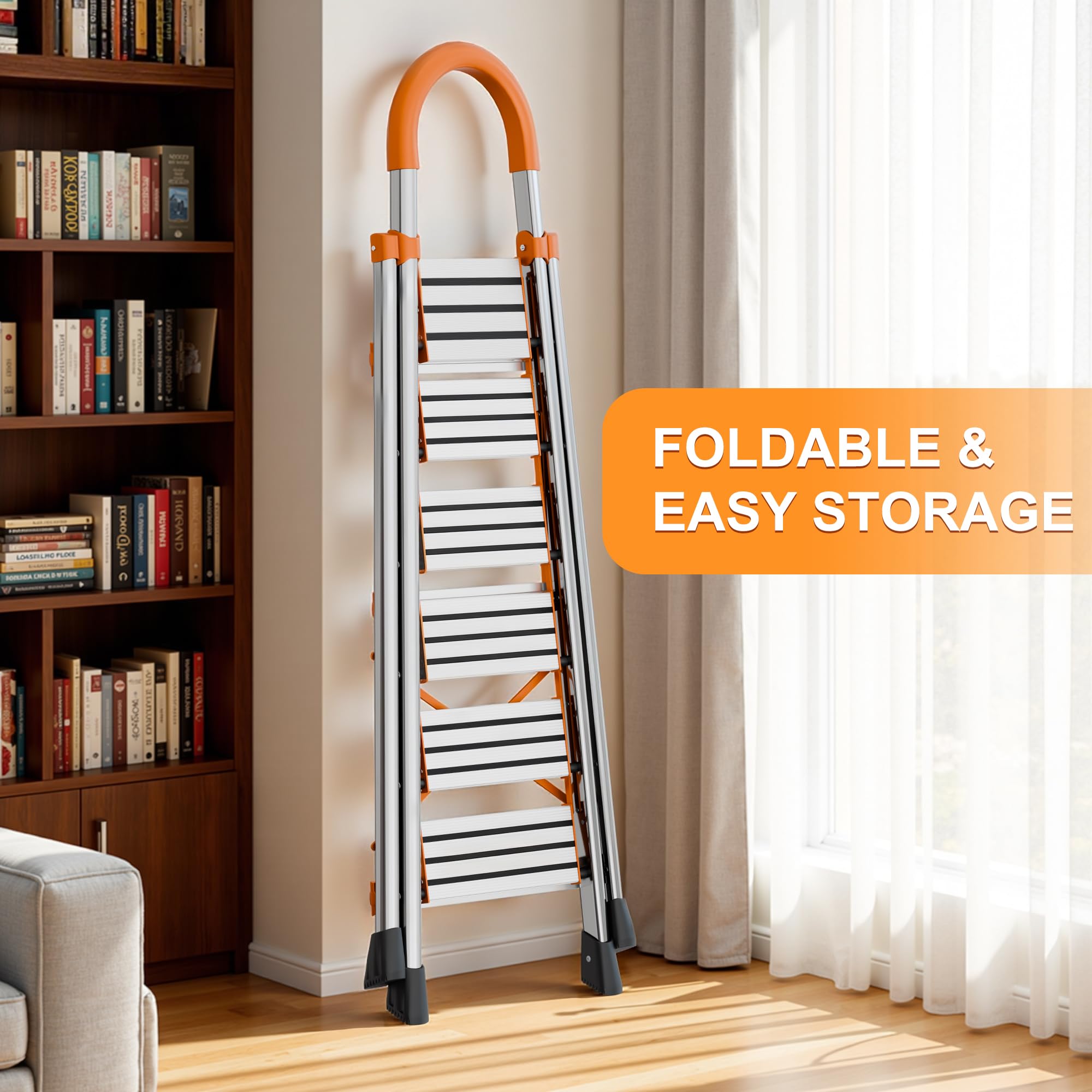 NYtoll Multi-scenario Ladder suits indoor and outdoor tasks with versatility.