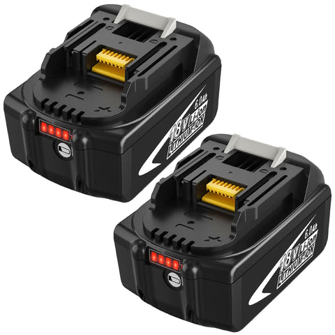 Nyveyoo 18V battery pack with LED indicator for quick charge awareness.