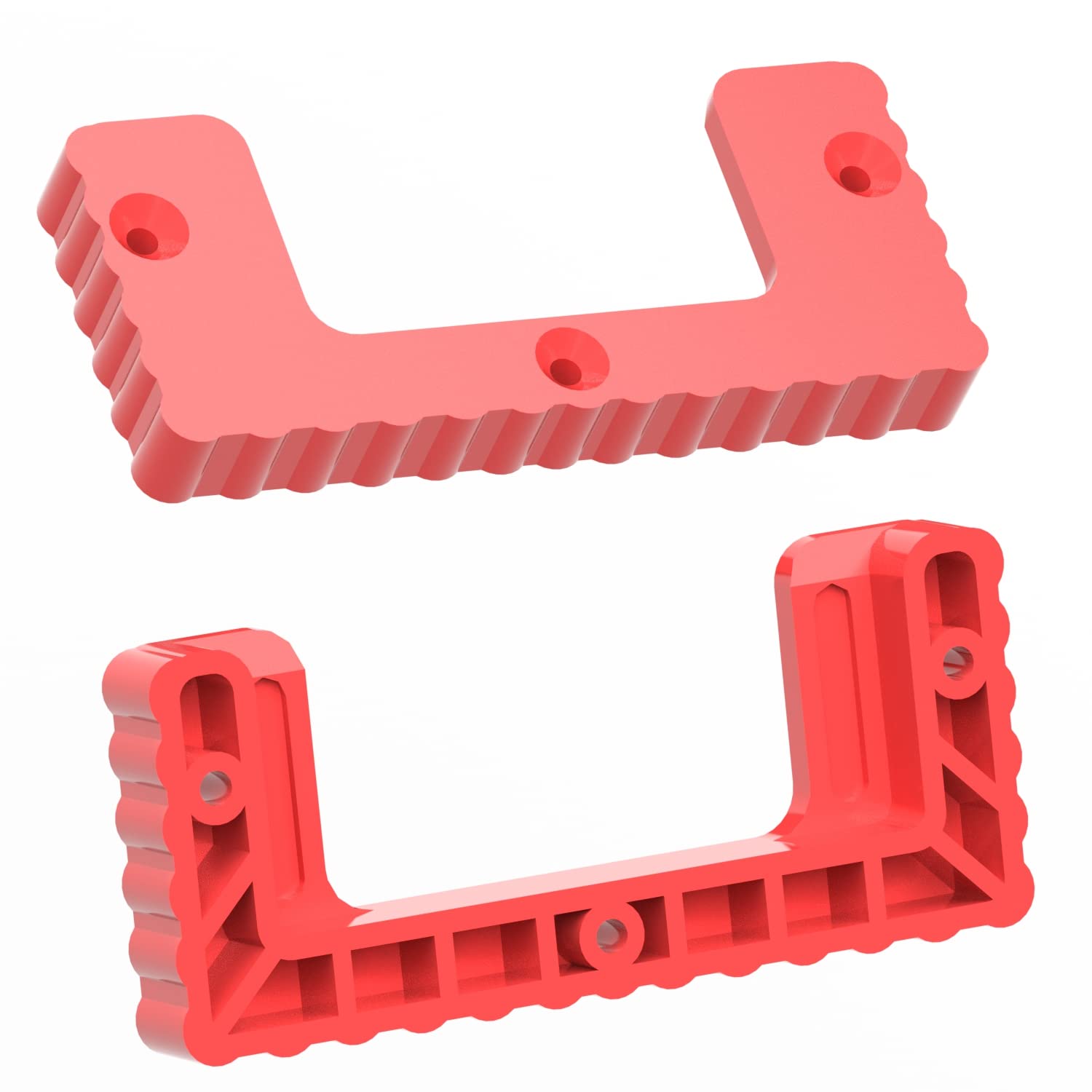 NyVoozy red Packout cleats kit with screws for complete setup.