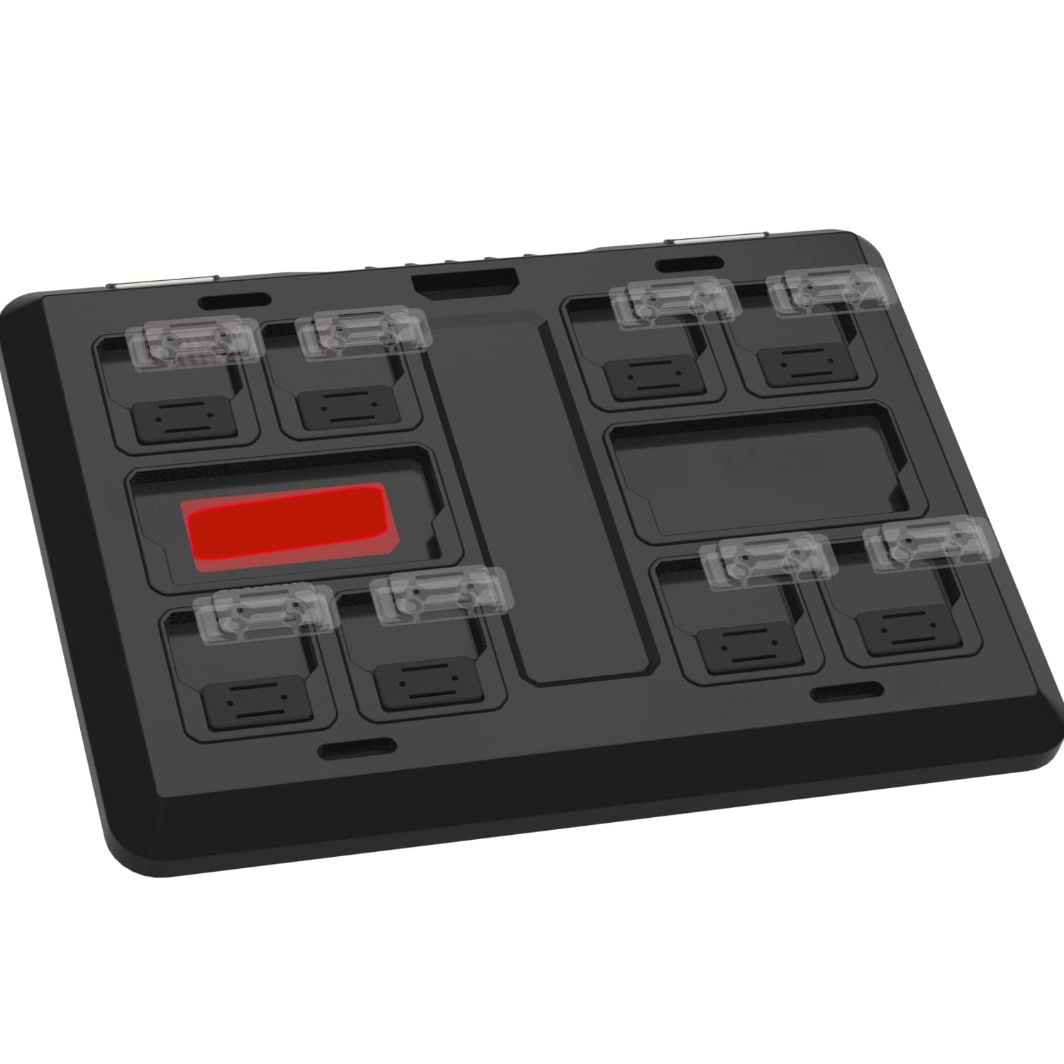 NyVoozy red feet mounting system Packout organization showcases neat, scalable storage