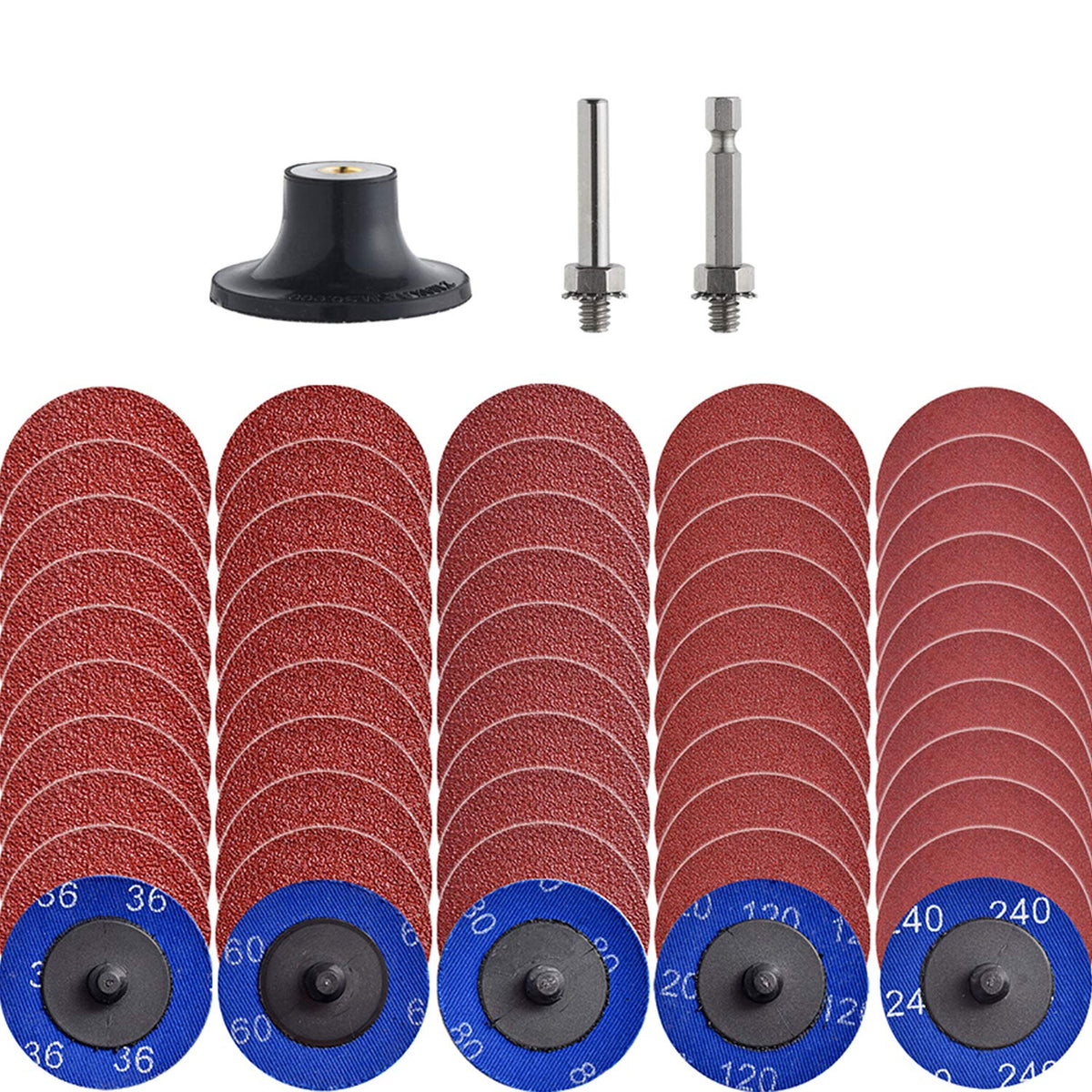 NYXCL Miroku packaging view of the 50-piece disc set for metalwork prep