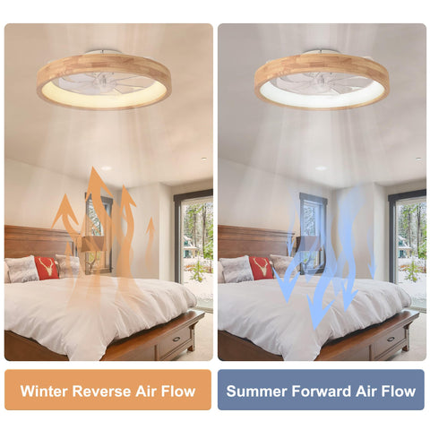 Oaks Aura 6-speed ceiling fan delivering quiet, customizable airflow.