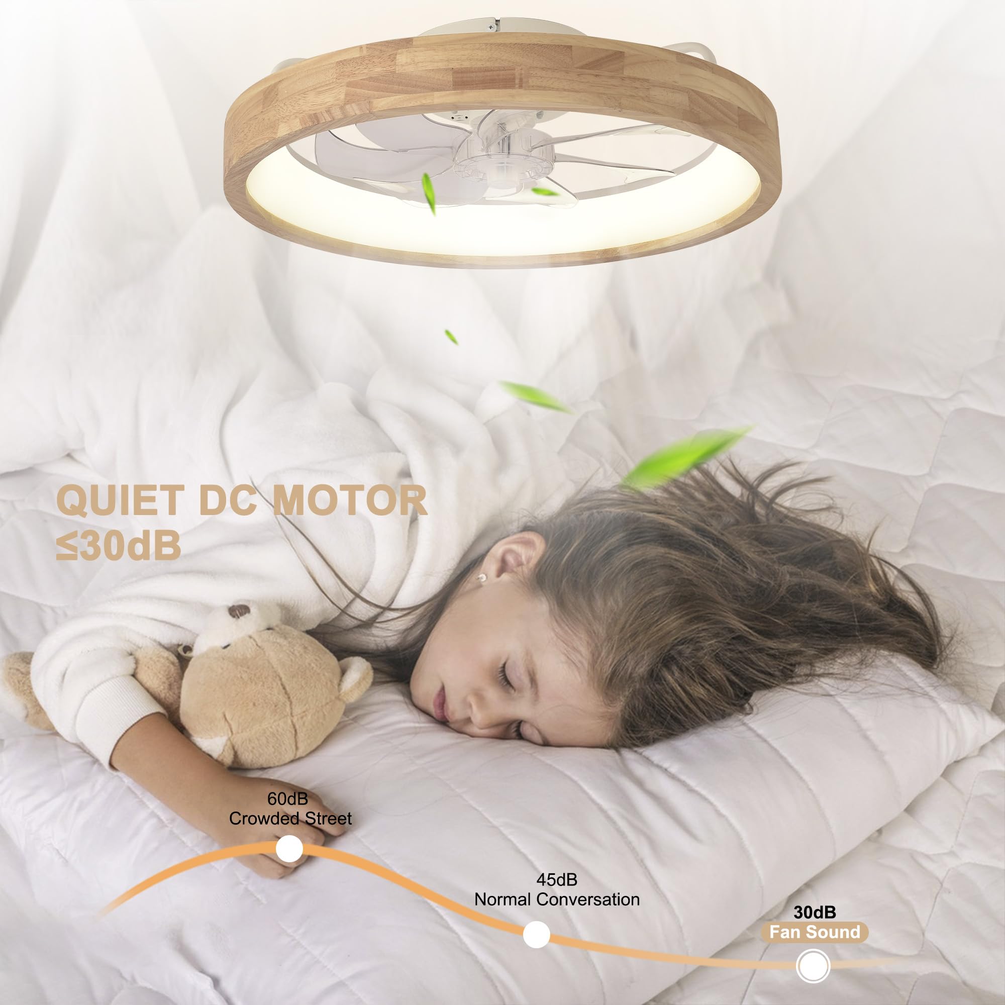 Oaks Aura remote control setup for easy adjustments from bed or couch.