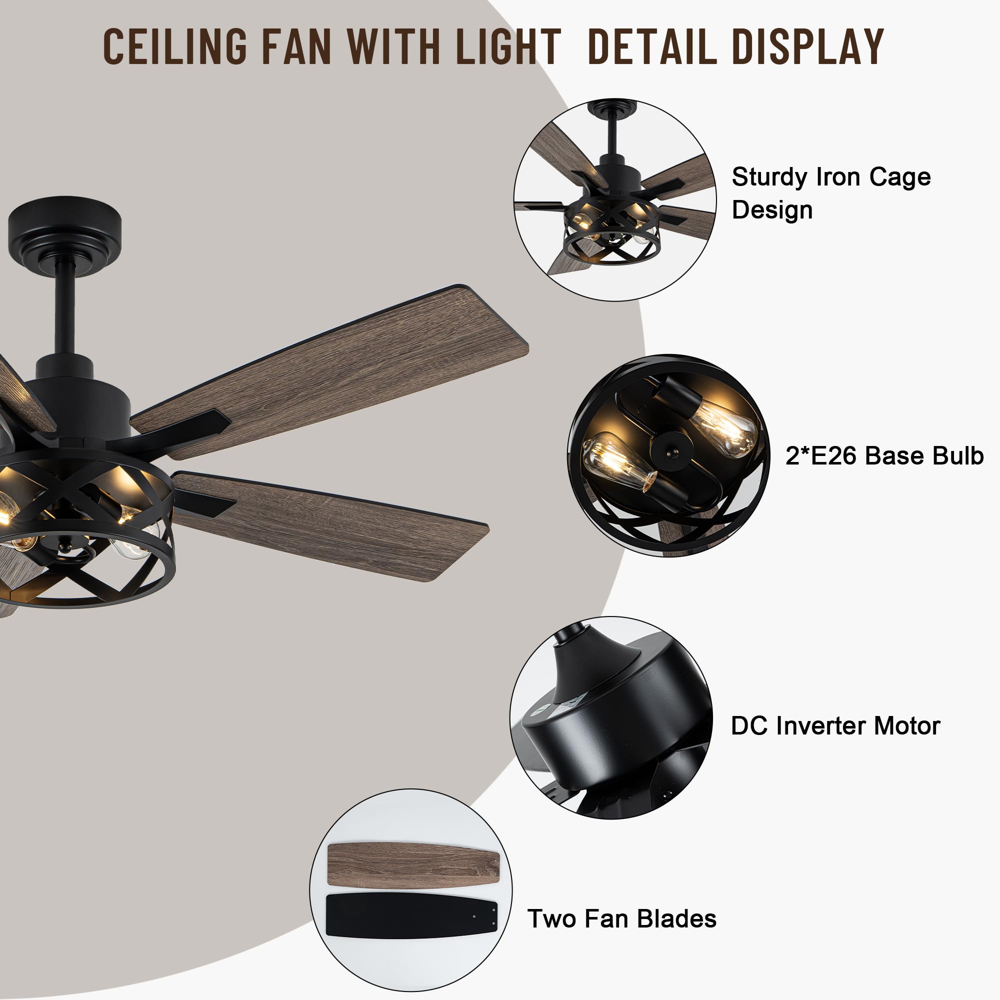 Oaks Aura sloped-ceiling installation illustration highlights easy setup up to 15 degrees.