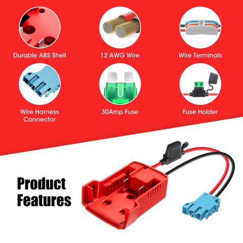 OAMCE wire terminals 12AWG kit for secure, low-resistance connections.