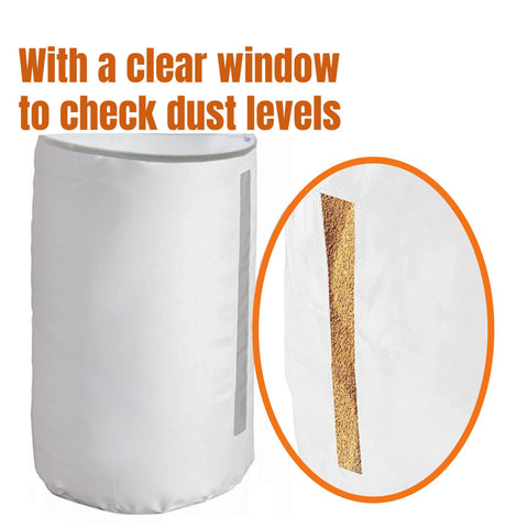 Oanytun universal-fit dust bag suitable for 19–20 inch drums.