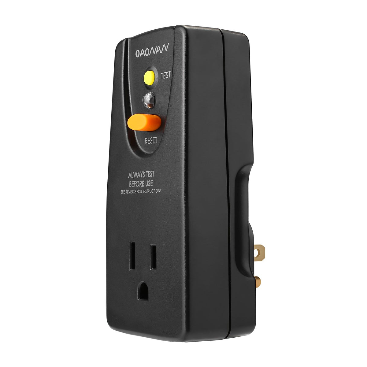 OAONAN GFCI adapter 15A with 3-prong plug for safe tool connection