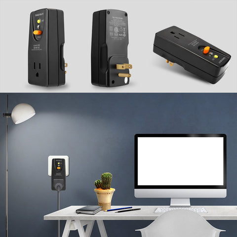 OAONAN GFCI grounded plug and receptacle for added safety