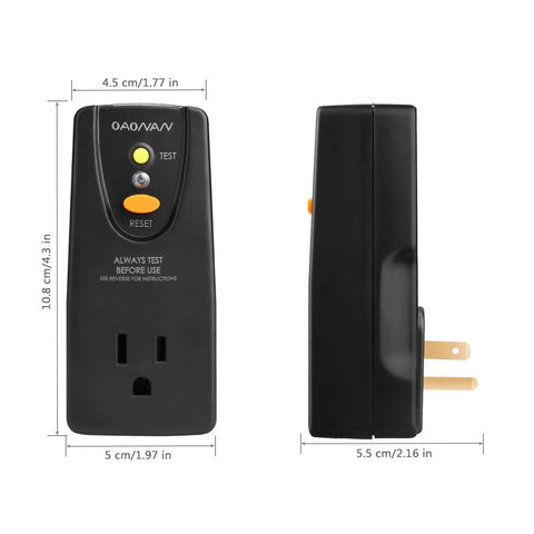 OAONAN GFCI power indicator shows status at a glance