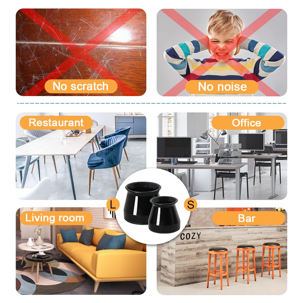 OASMU 32-piece pack for comprehensive chair protection coverage