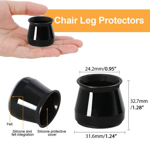 OASMU easy-install silicone chair leg cap requires no tools.