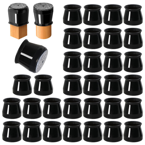 OASMU chair leg protectors mounted on round legs guard floors from scratches
