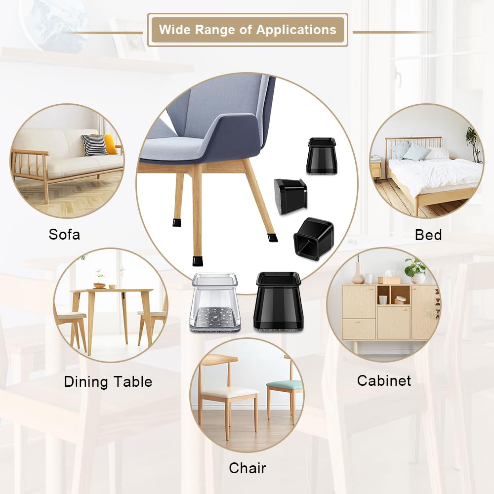 OASMU chair leg size 27-41mm fits many chairs securely