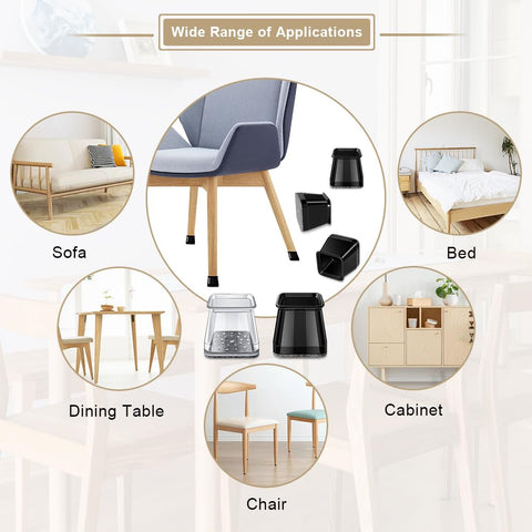 OASMU chair leg size 27-41mm fits many chairs securely