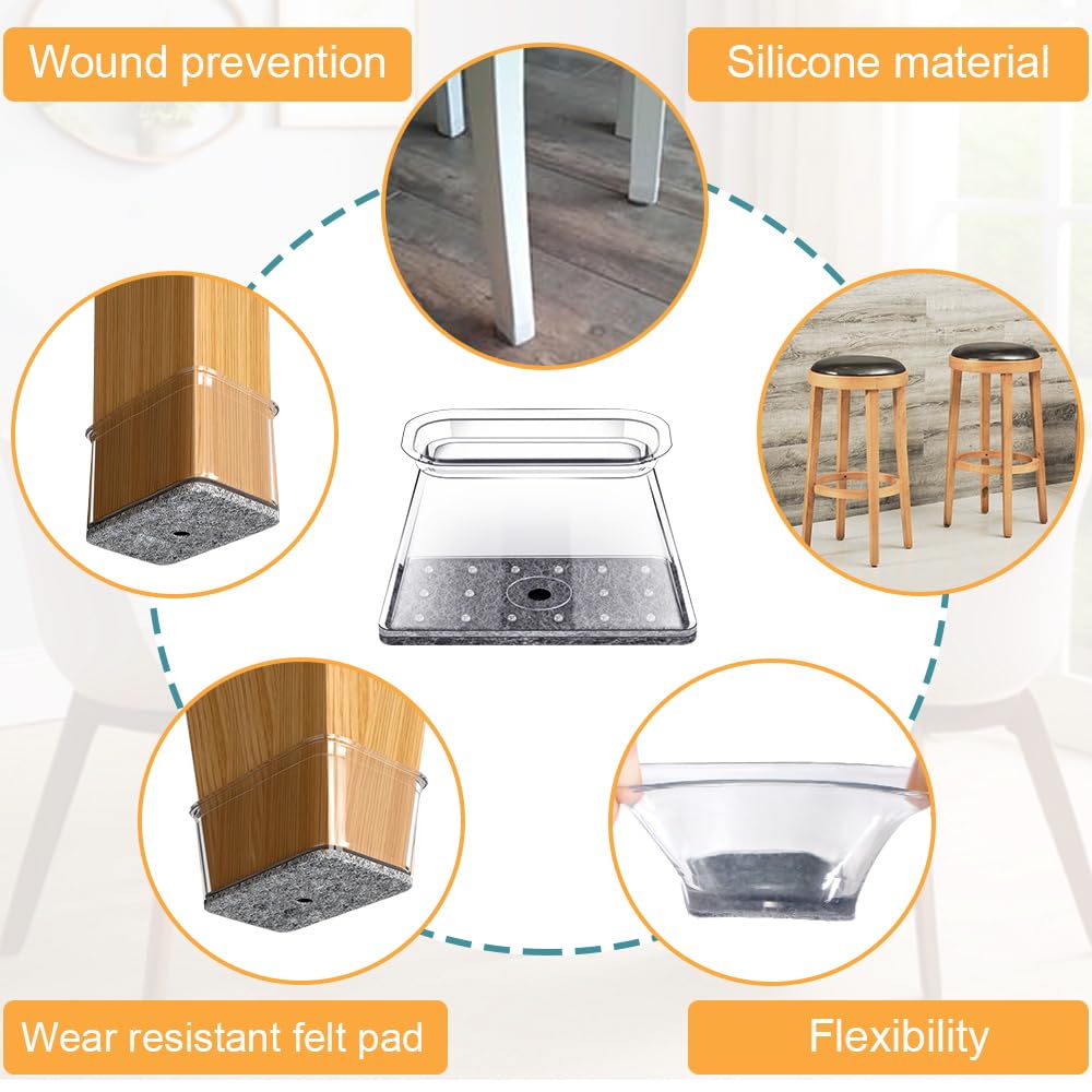 OASMU perimeter-fit pads for legs measuring 3-3/4 to 4-7/8 inches
