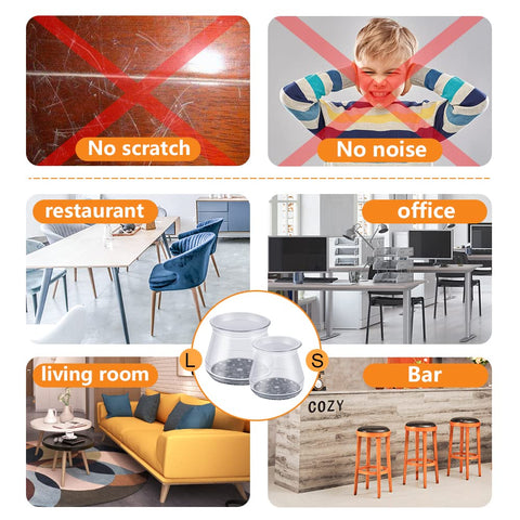 OASMU restaurant chair protectors - versatile fit for various chair types