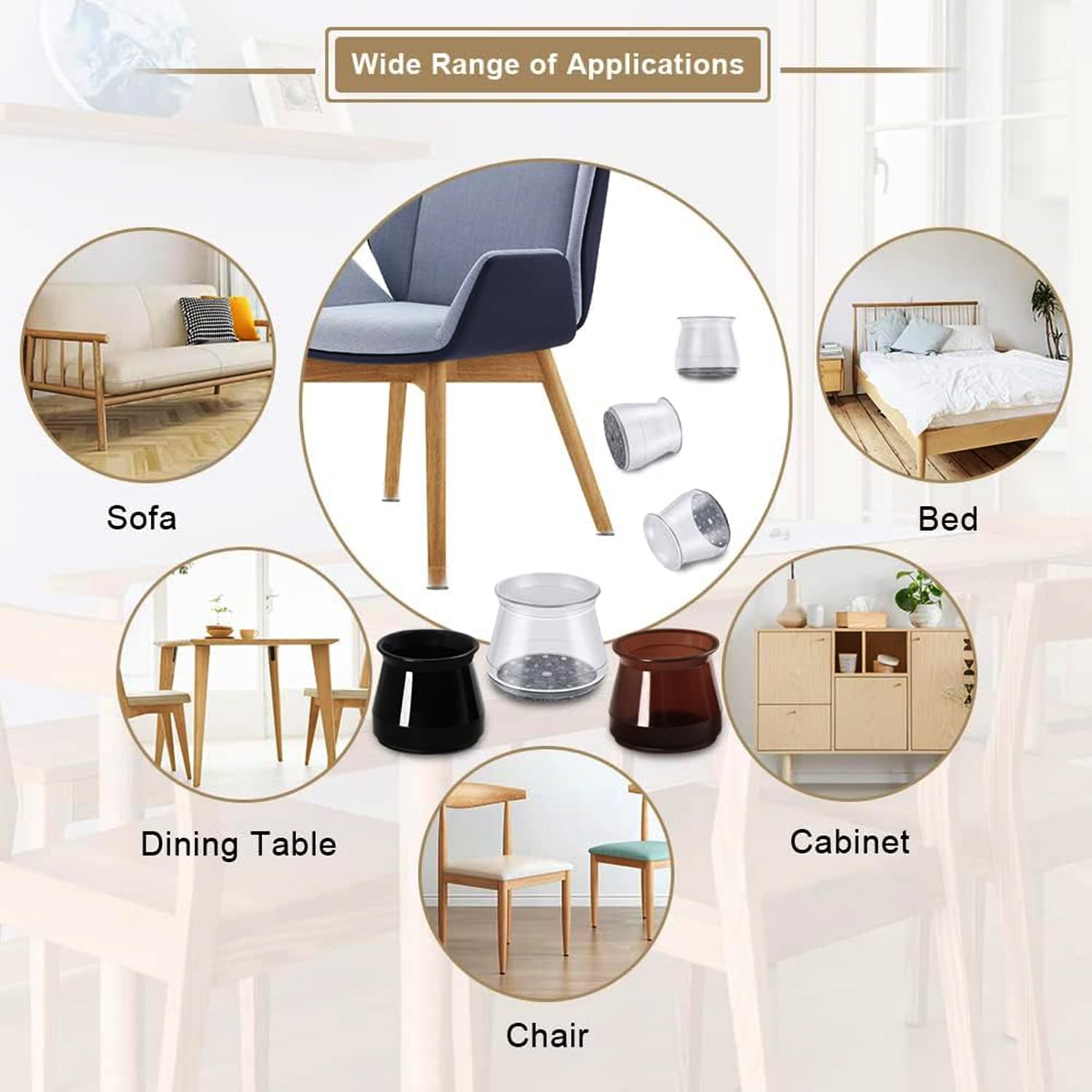OASMU restaurant and kitchen chairs protect floors during service.